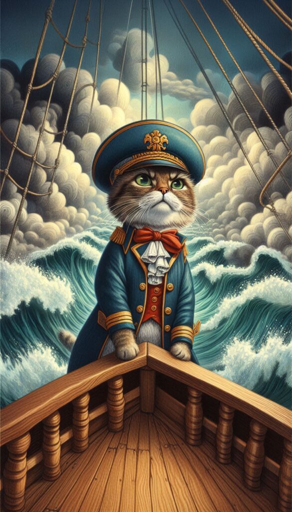 The Adventures of Captain Cat children book cover