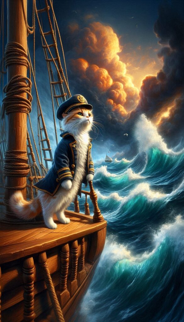 The Adventures of Captain Cat children book cover