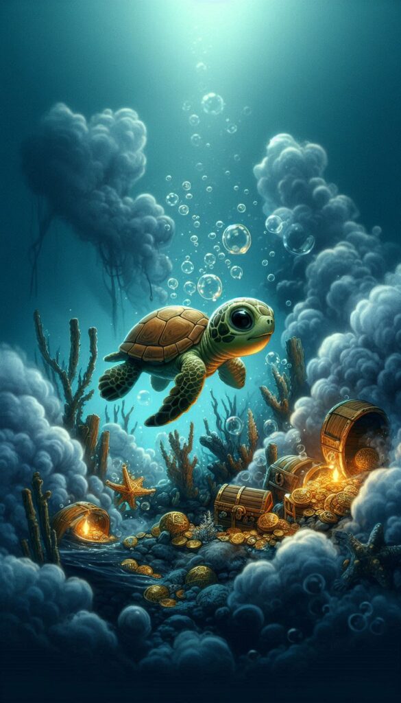 The Brave Little Turtle children book cover