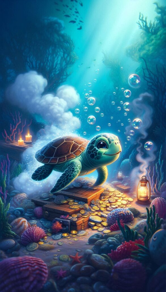 The Brave Little Turtle children book cover