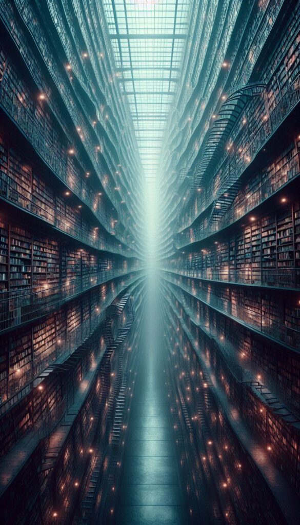 The Infinite Library Book Covers