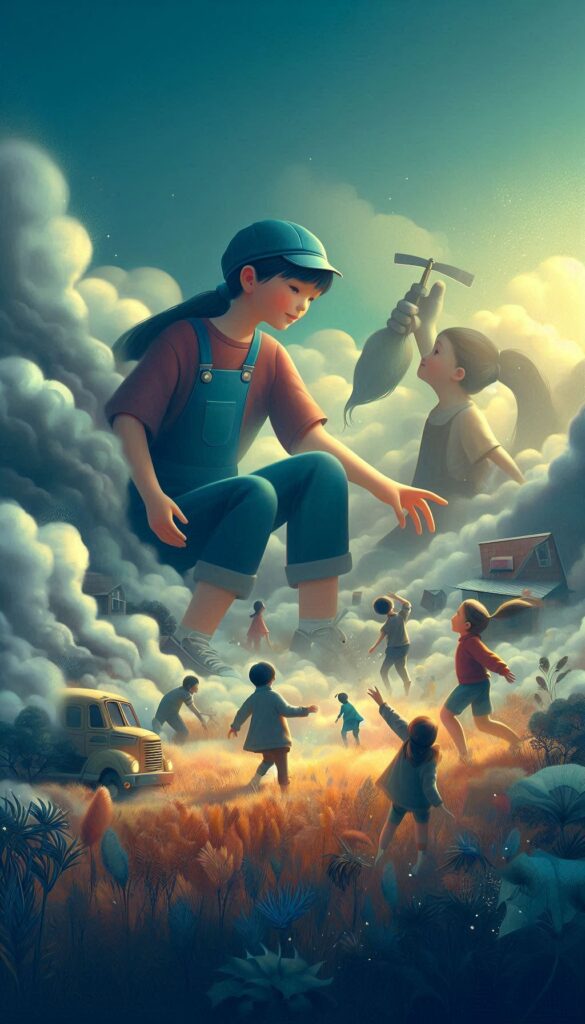 The Land of Giants children book cover