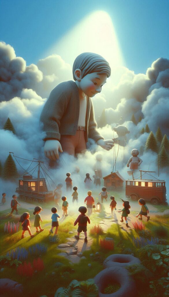 The Land of Giants children book cover