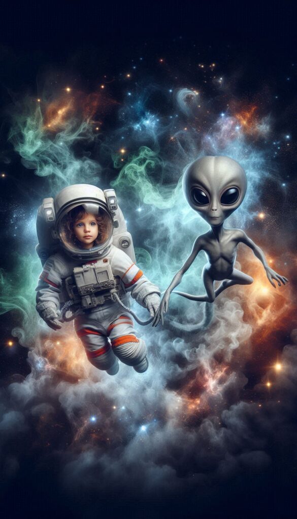 The Little Astronaut children book cover