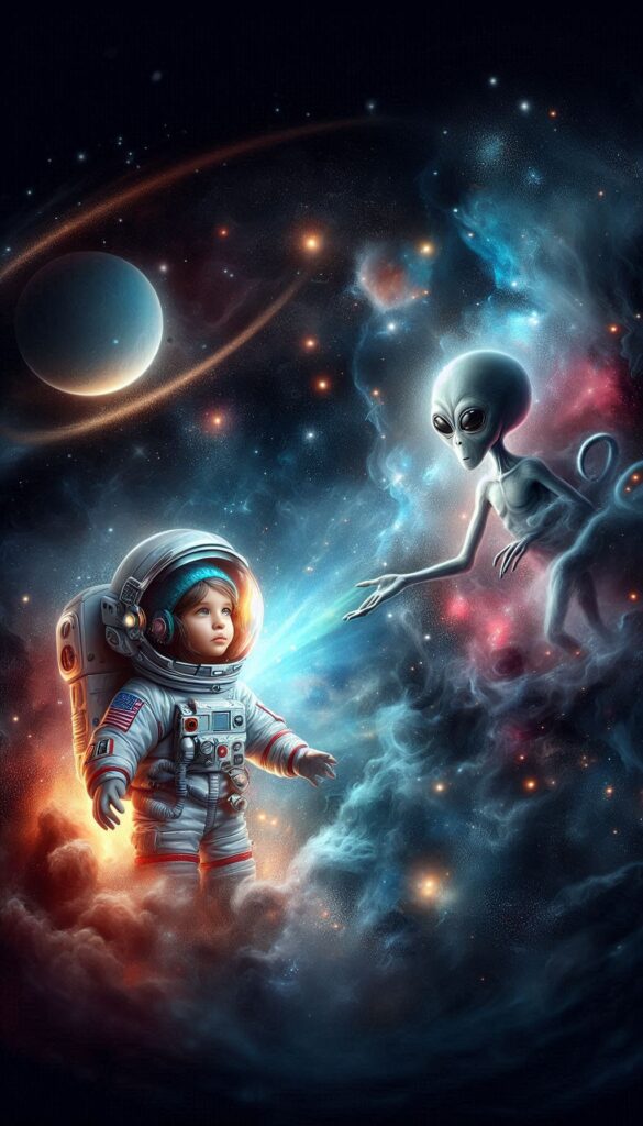 The Little Astronaut children book cover