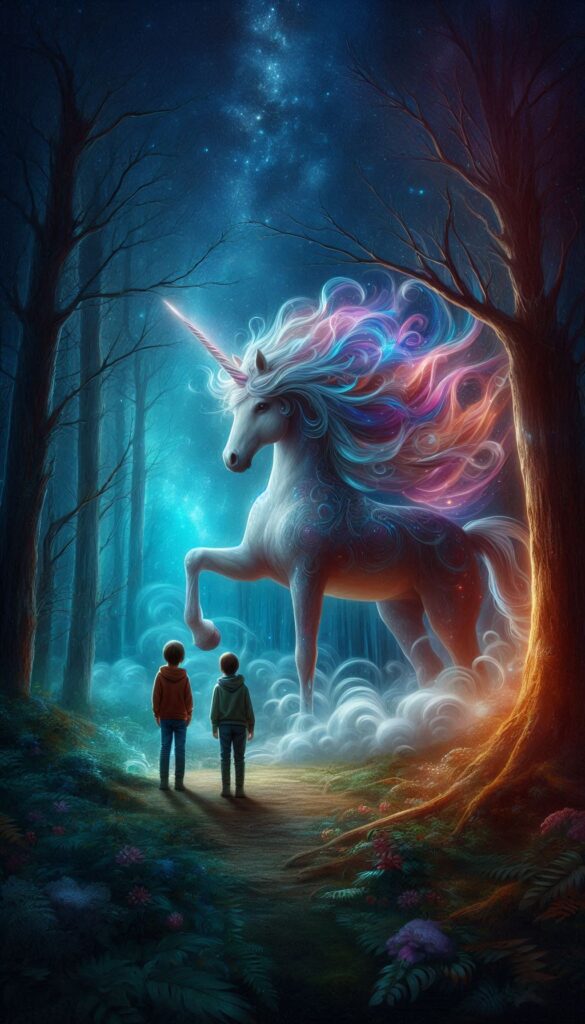 The Lost Unicorn children book cover