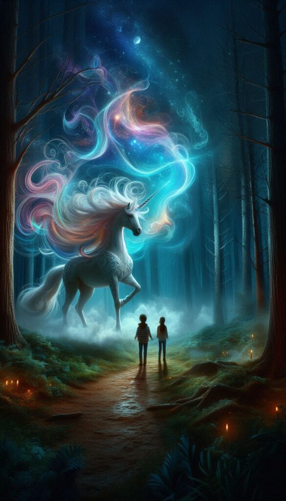 The Lost Unicorn children book cover