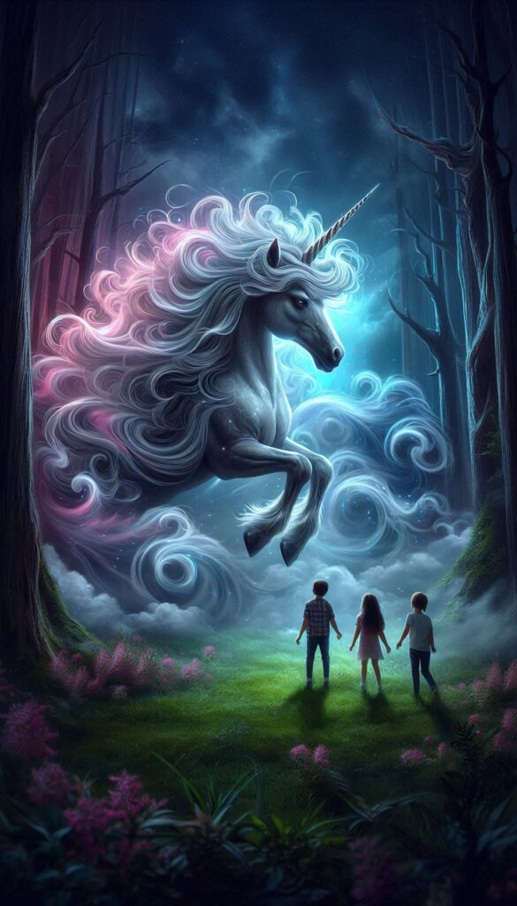 The Lost Unicorn children book cover