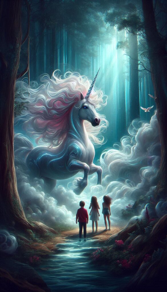 The Lost Unicorn children book cover