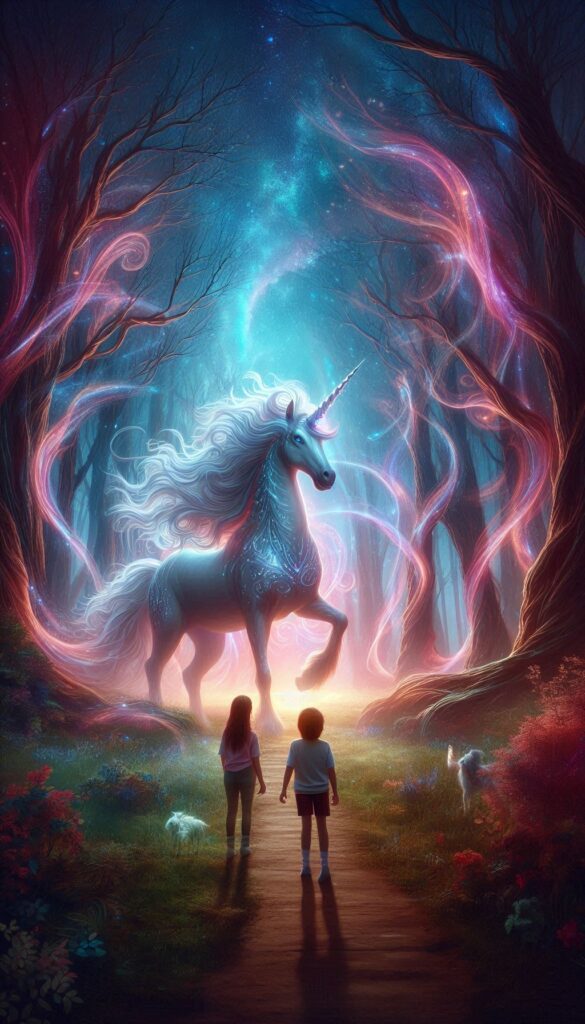 The Lost Unicorn children book cover