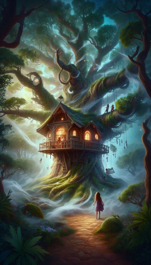 The Magical Treehouse children book cover