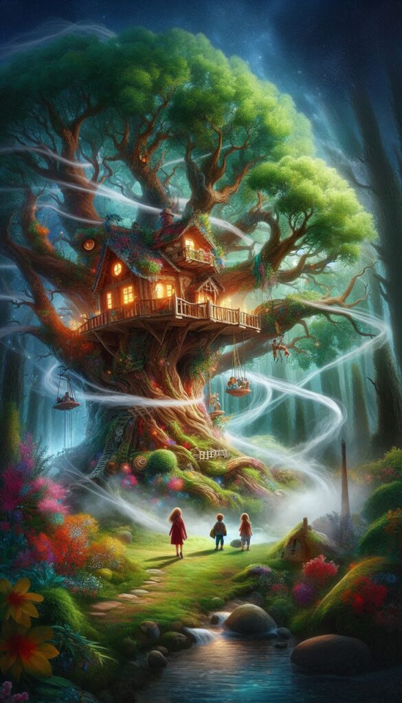 The Magical Treehouse children book cover