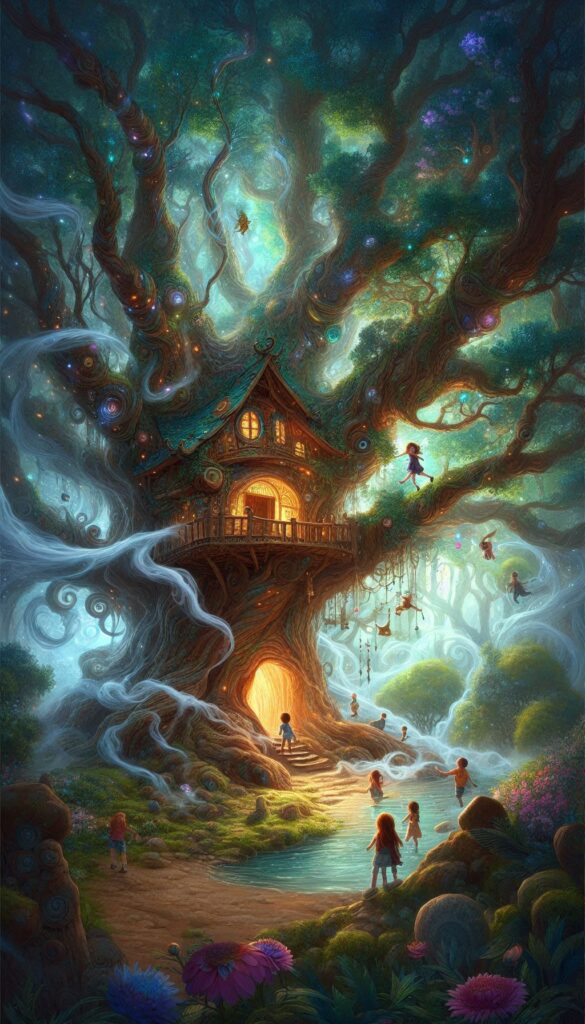 The Magical Treehouse children book cover