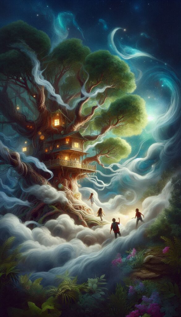 The Magical Treehouse children book cover