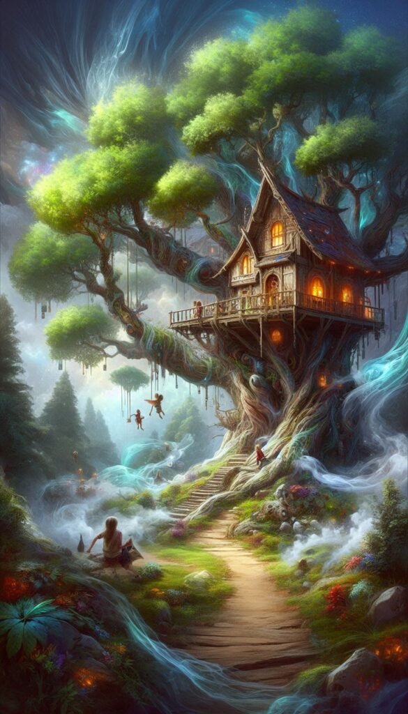 The Magical Treehouse children book cover