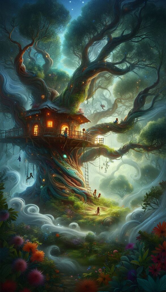 The Magical Treehouse children book cover