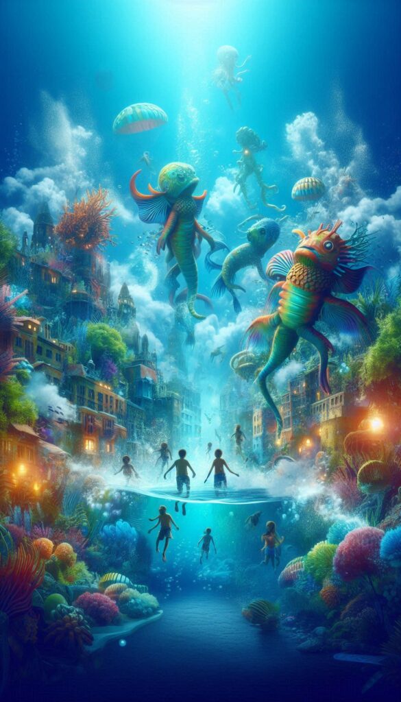 The Underwater City children book cover