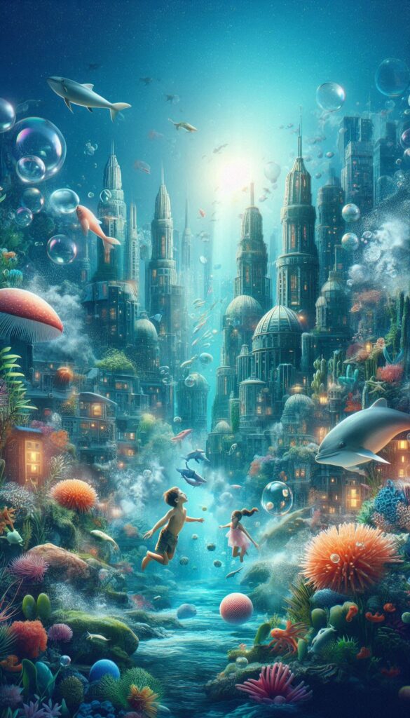 The Underwater City children book cover