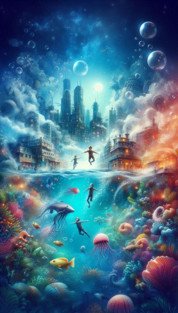 The Underwater City children book cover