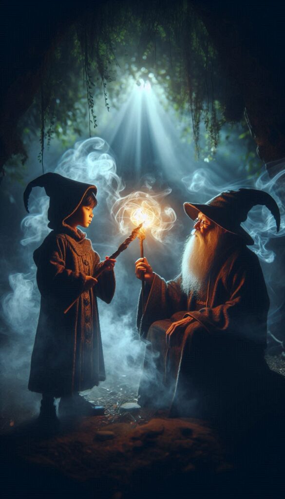 The Wizard Apprentice children book cover