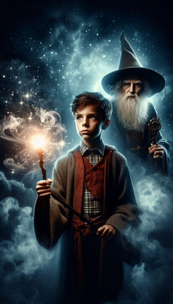 The Wizard Apprentice children book cover