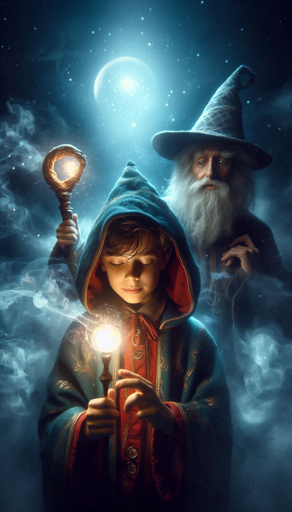 The Wizard Apprentice children book cover