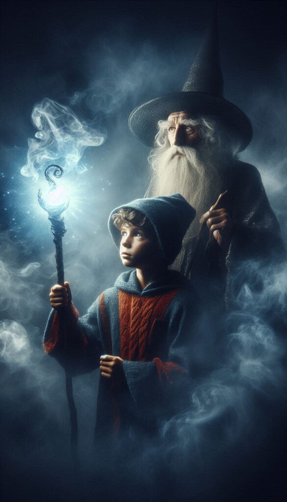 The Wizard Apprentice children book cover