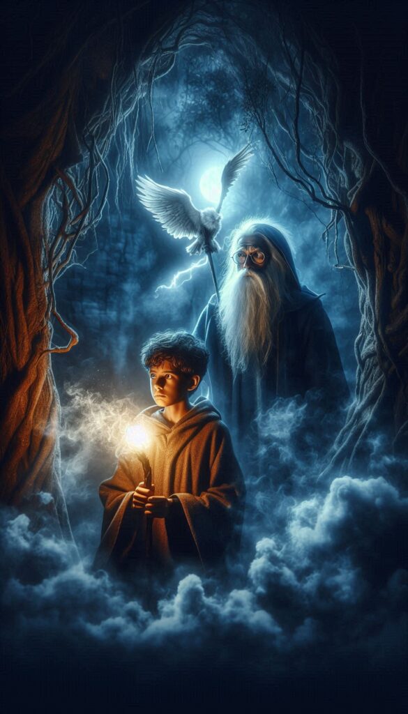 The Wizard Apprentice children book cover