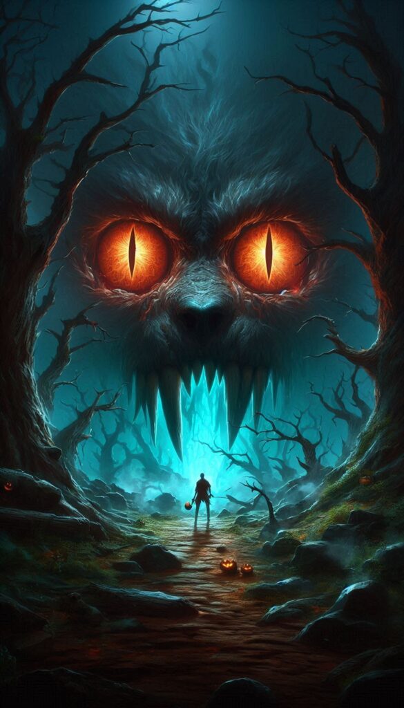 glowing wolf eyes Book Covers