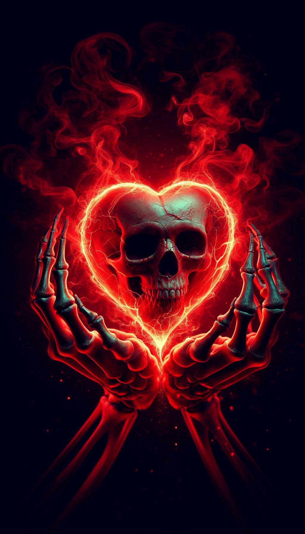 Heart of Flames: The Skeleton Passion, fantasy book covers